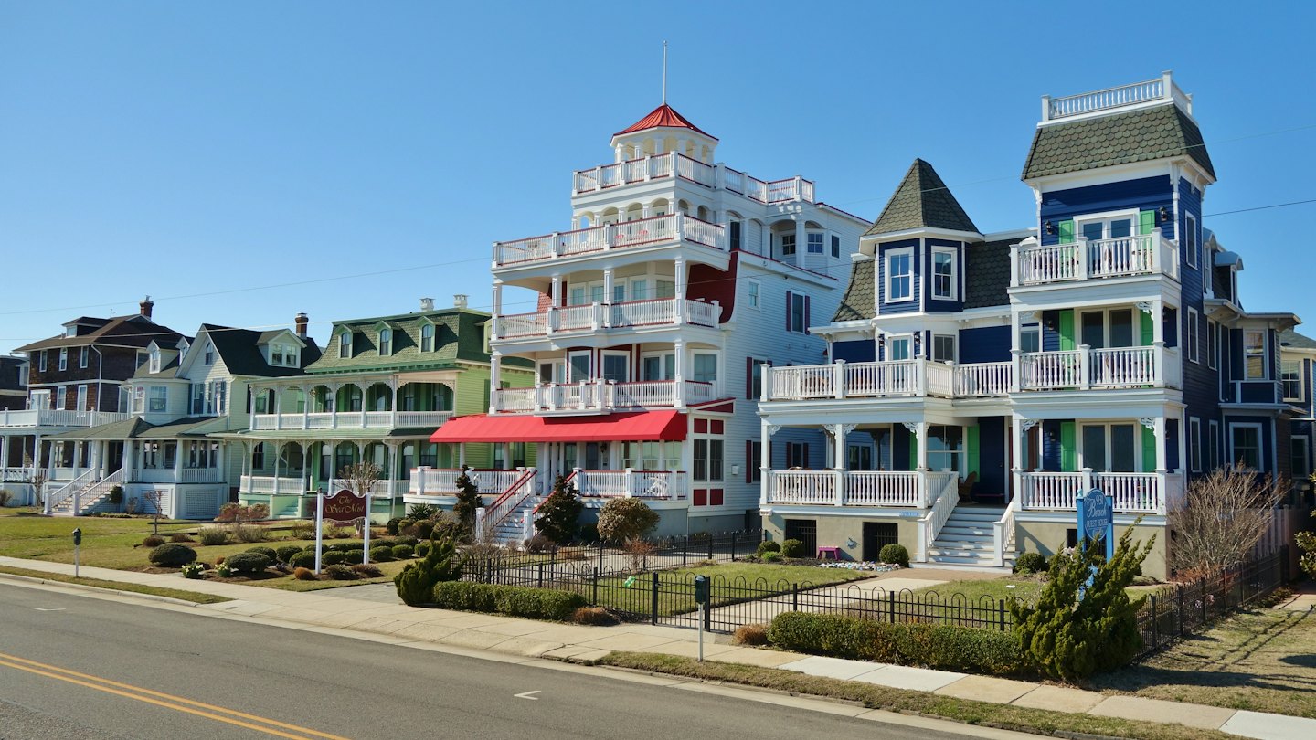 Victorian houses in Cape May