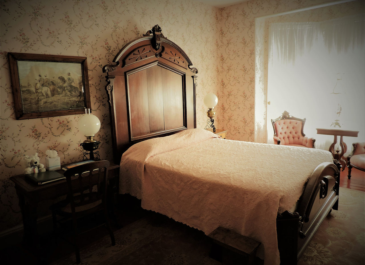 The Clara Barton Room with Victorian bed